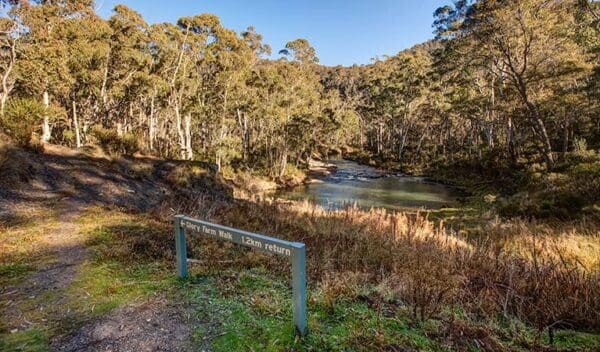 Kiandra Heritage Track (1.2km) Glory farm walk trail hiking australia 600x352