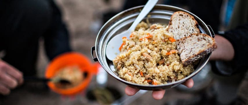 Lightweight food for hiking