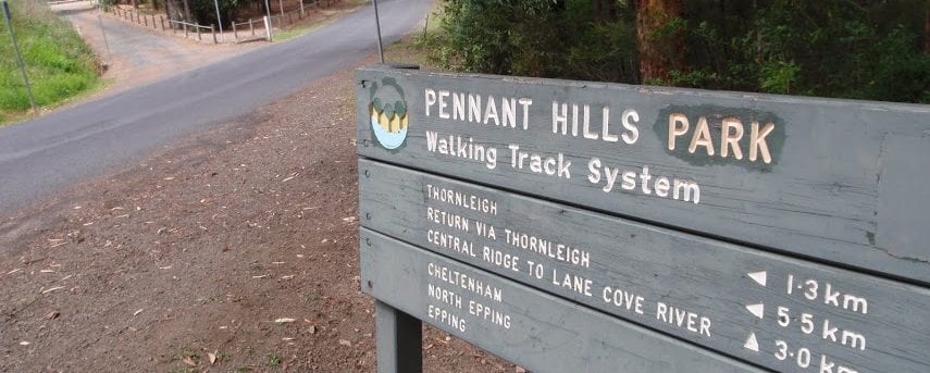 Pennant Hills Park loop (via Lane Cove River)