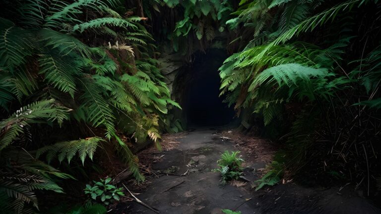 Glow Worm Tunnel Walking Track (2km) Glow worm tunnel walking track (2km)