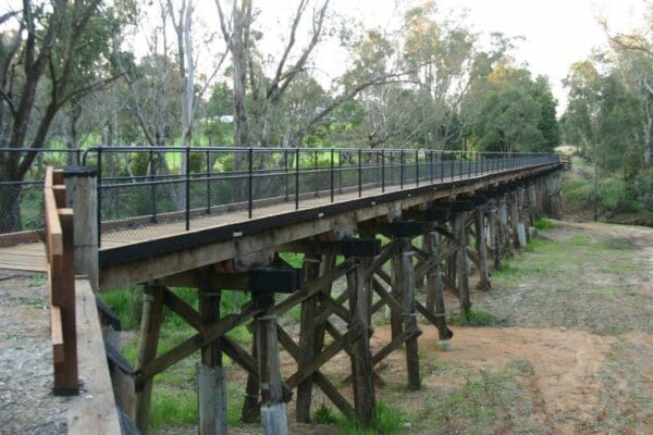 Hikes Sidings rail trail 600x400