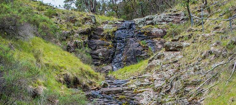 Hopetoun Falls walking track Trail Hiking Australia