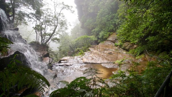 National Pass from Wentworth Falls to Conservation Hut Walk (3.6km) National pass from wentworth falls to conservation hut walk (3. 6km)