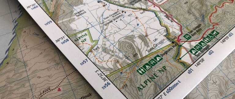 How to Read a Map Trail Hiking Australia