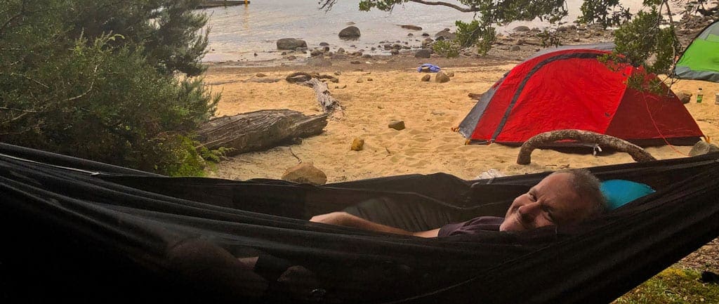 Sky Bed Bug Free at Echo Point Hammock camping trail hiking australia