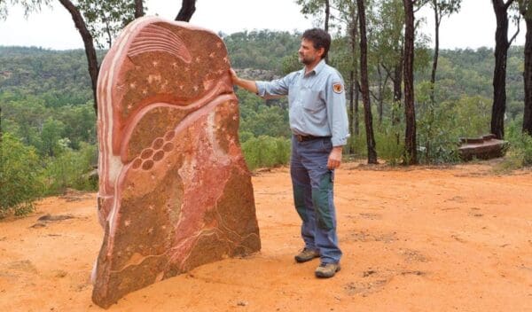 Wambelong Nature Walking Track (1km) Sculptures in the scrub walking track trail hiking australia 600x352