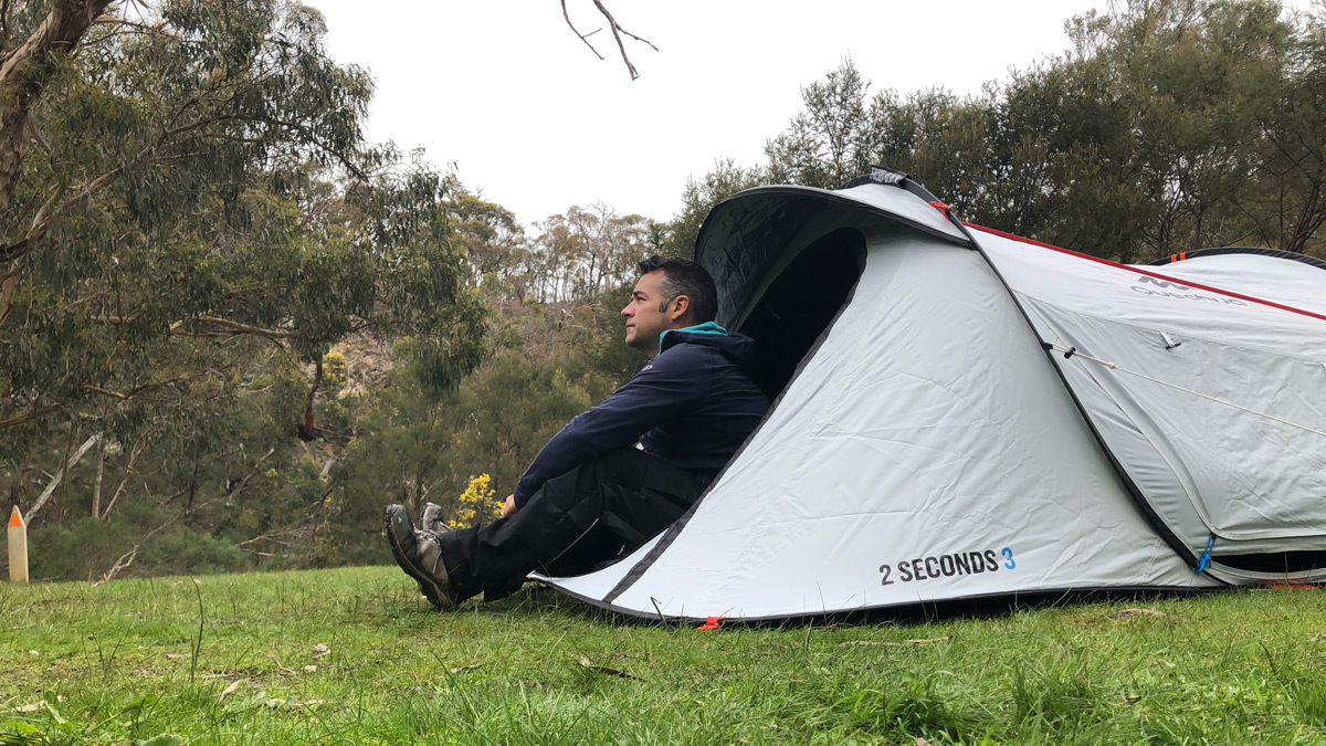 fresh and black pop up tent