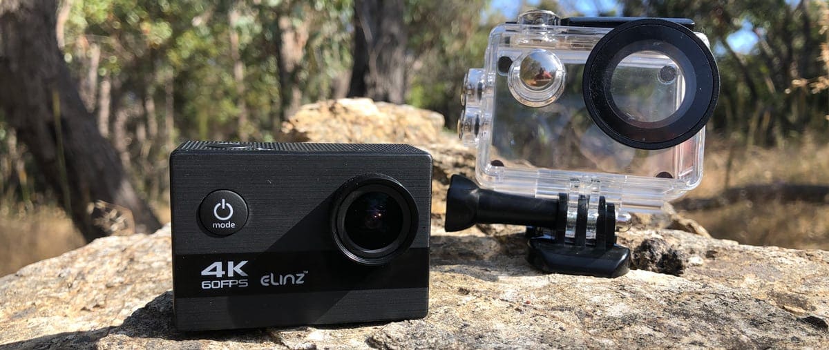 Elinz 4K 60FPS UHD Sports Action Camera