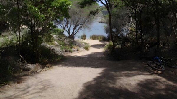 Hobart Beach Camping Area to Bournda Lagoon Walk (5km) Hobart beach camping area to bournda lagoon walk (5km)