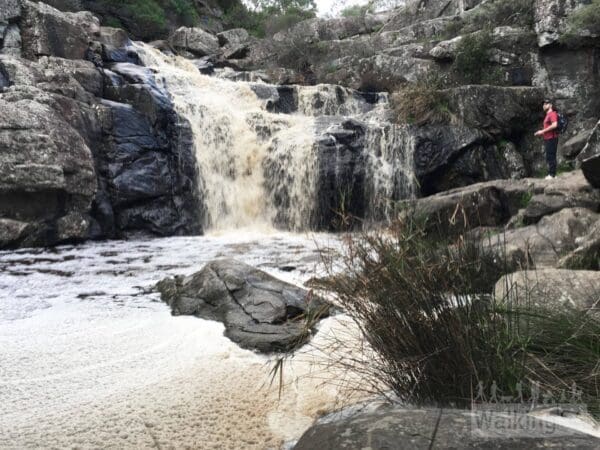 Deep Creek Cove from Trig Campground Hike (6km) Deep creek waterfall from tent rock road 600x450