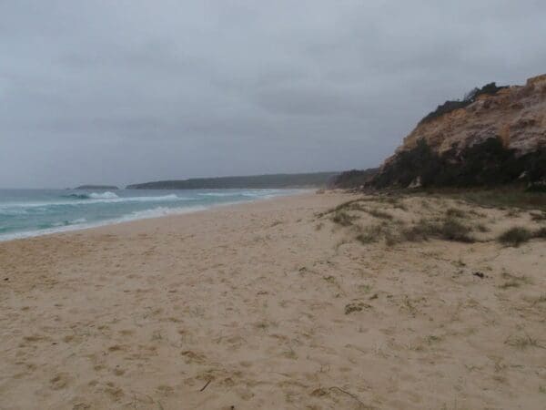 Pinnacles car park to long beach 600x450