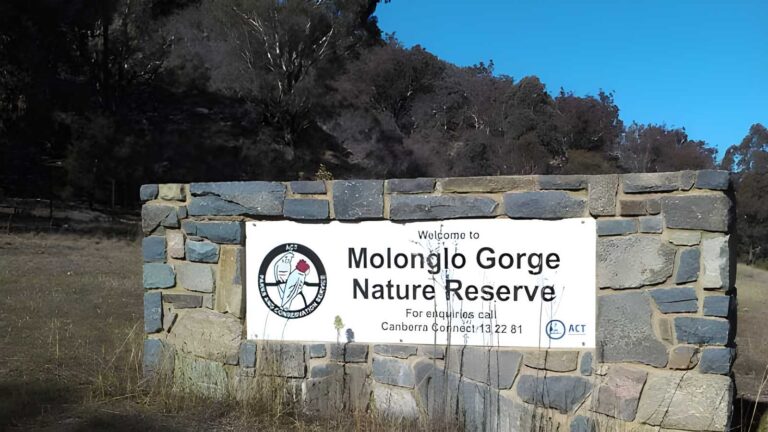 Molonglo gorge: blue tiles walking trail (6. 5km)