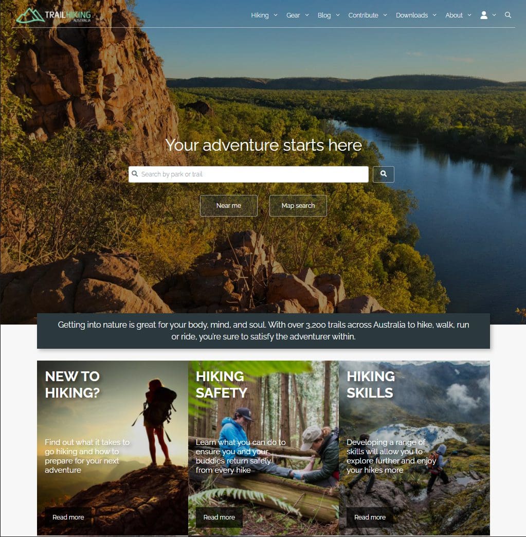 Aussie Trails Website Gets New Design and Enhanced Search Features