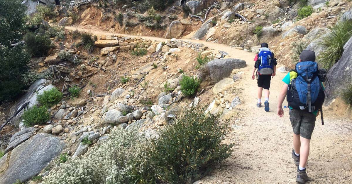 Overnight hikes with kids
