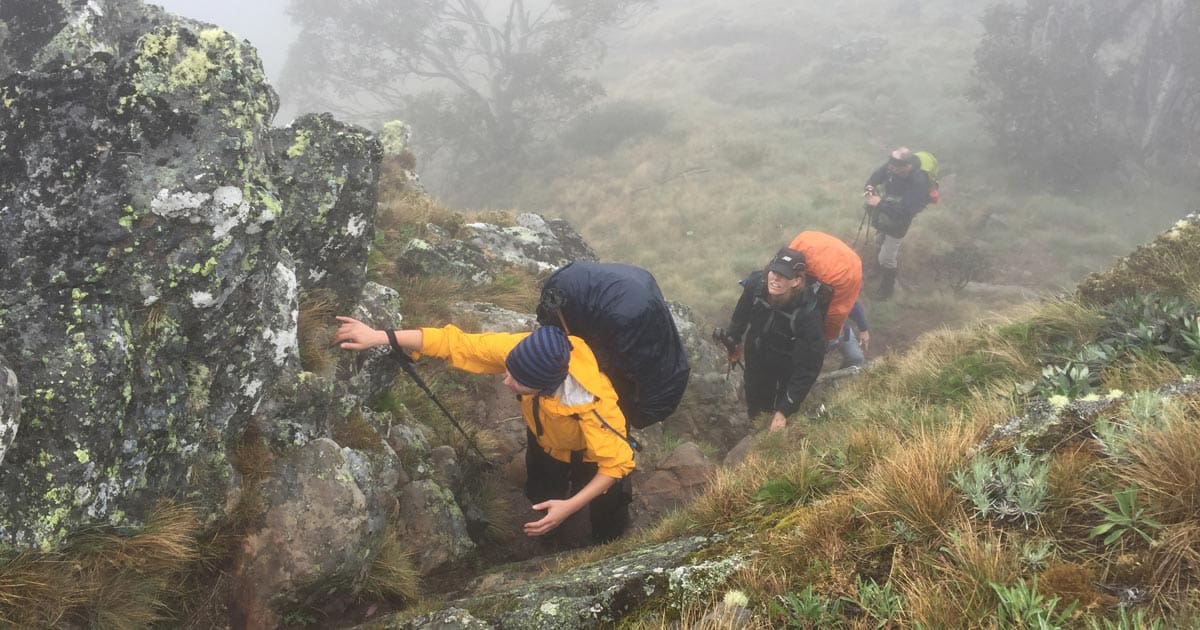 Viking circuit rock scrambling