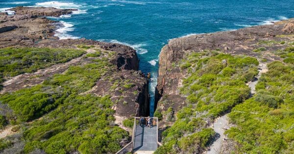 Birubi point to one mile beach walking track