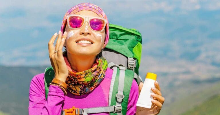 Sun protection for hiking