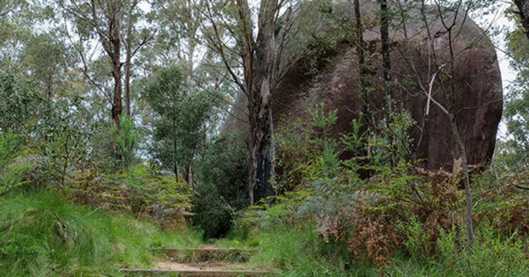 Hanging rock