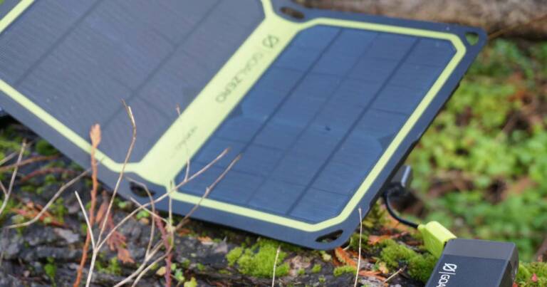 Solar panels for hiking
