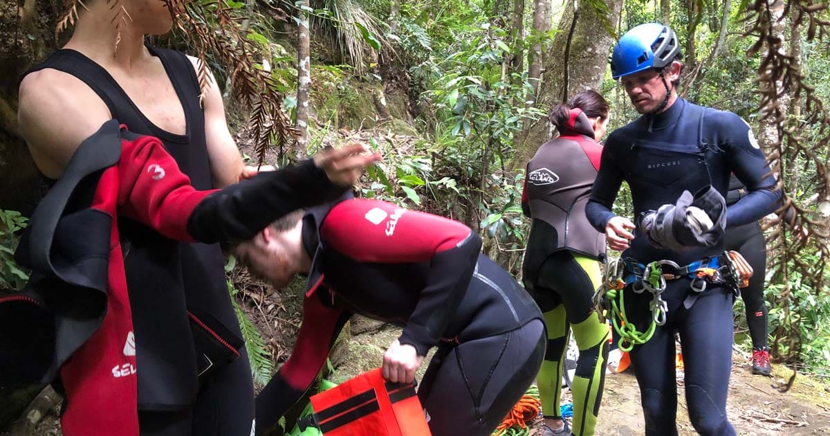 What is canyoning