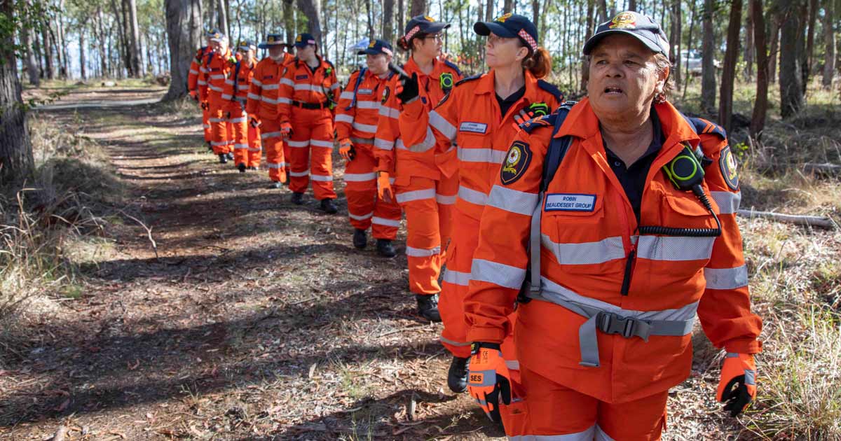 Bush search and rescue australia
