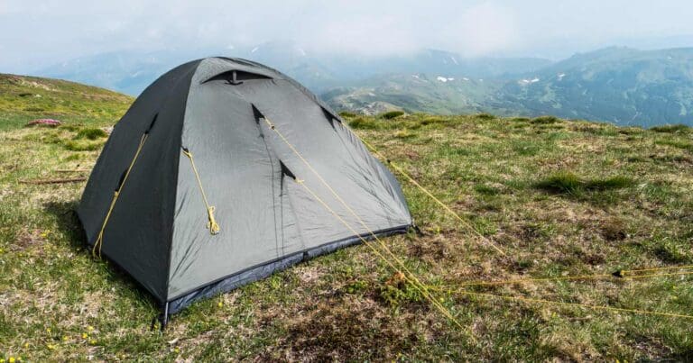 Guy Ropes and hiking tents