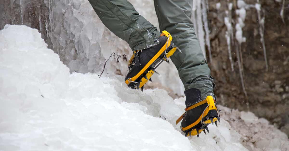 How to use crampons
