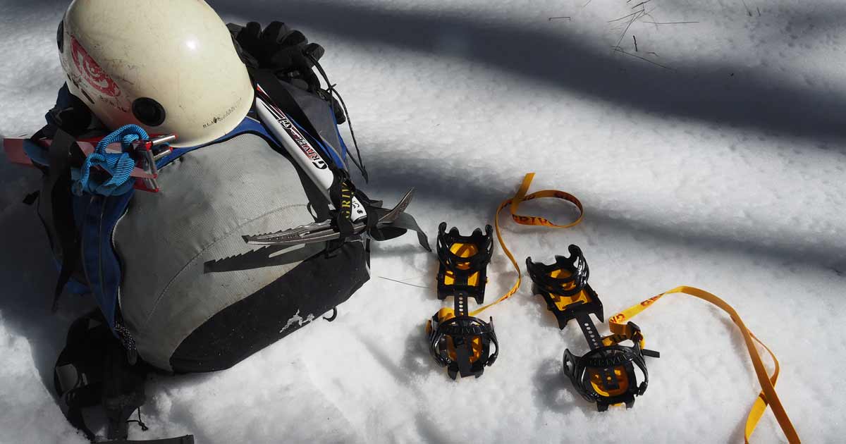 Safety tips for using crampons