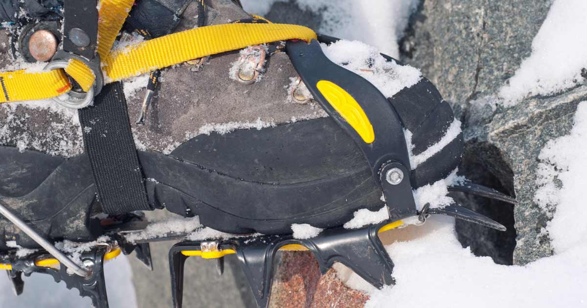 When to use crampons