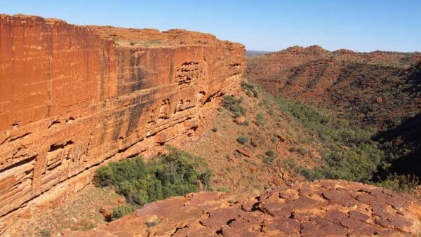 South wall return walk