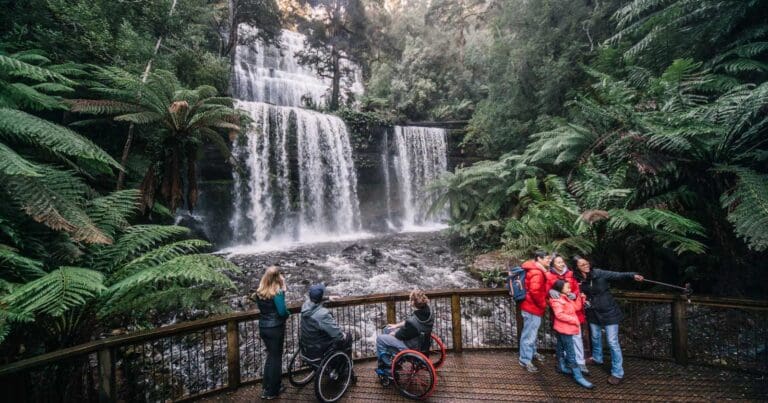 Russell falls track