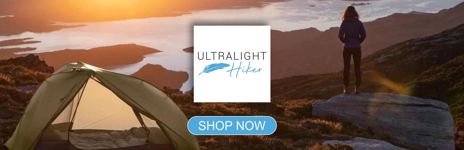 ultralight hiker banner